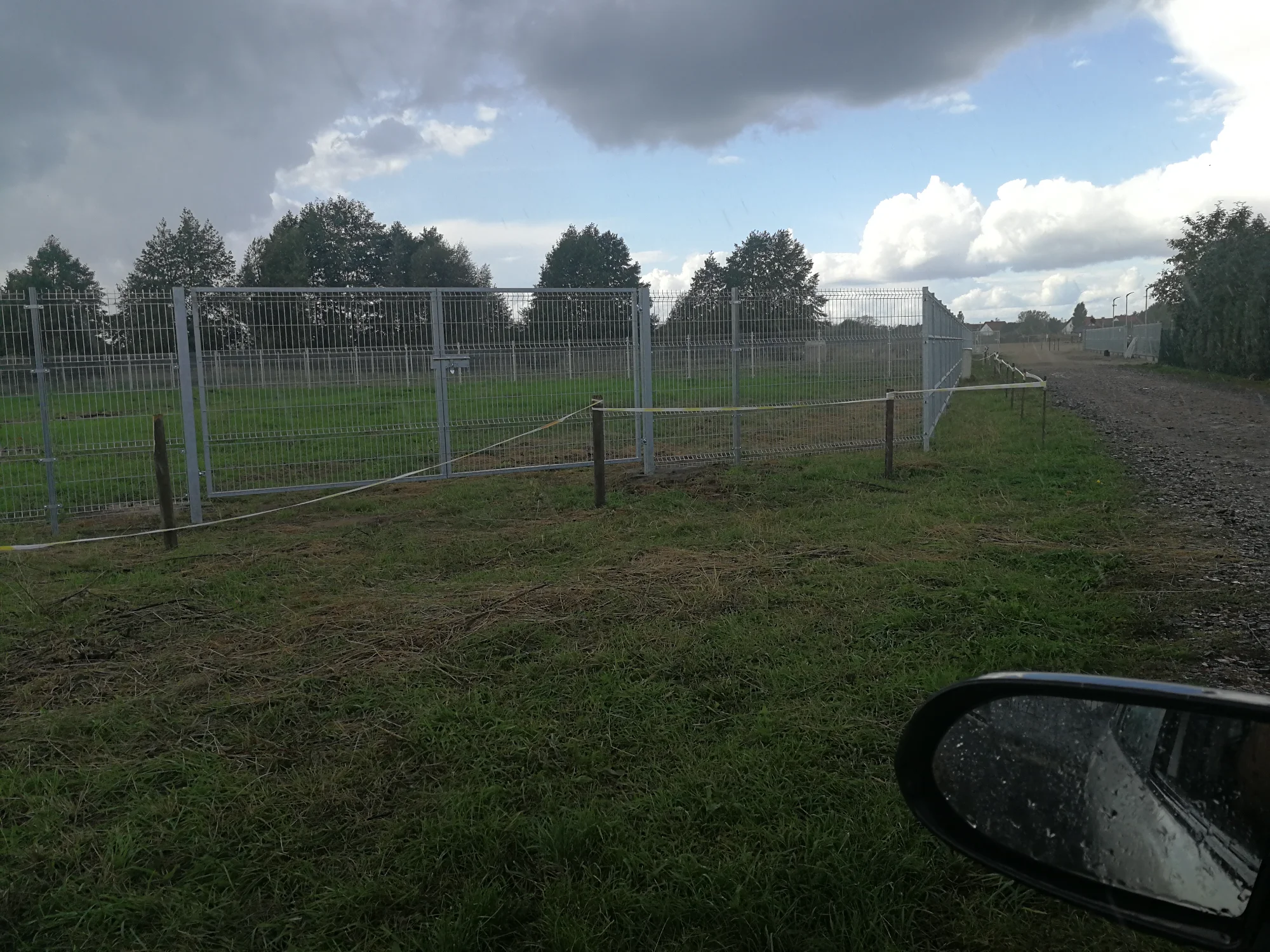 Ogrodzenie panelowe białe - okolice Gorzowa