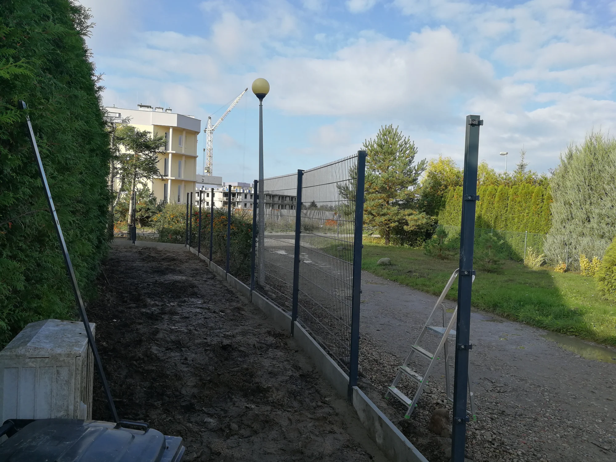 Ogrodzenie z podmurówką - realizacja Gorzów