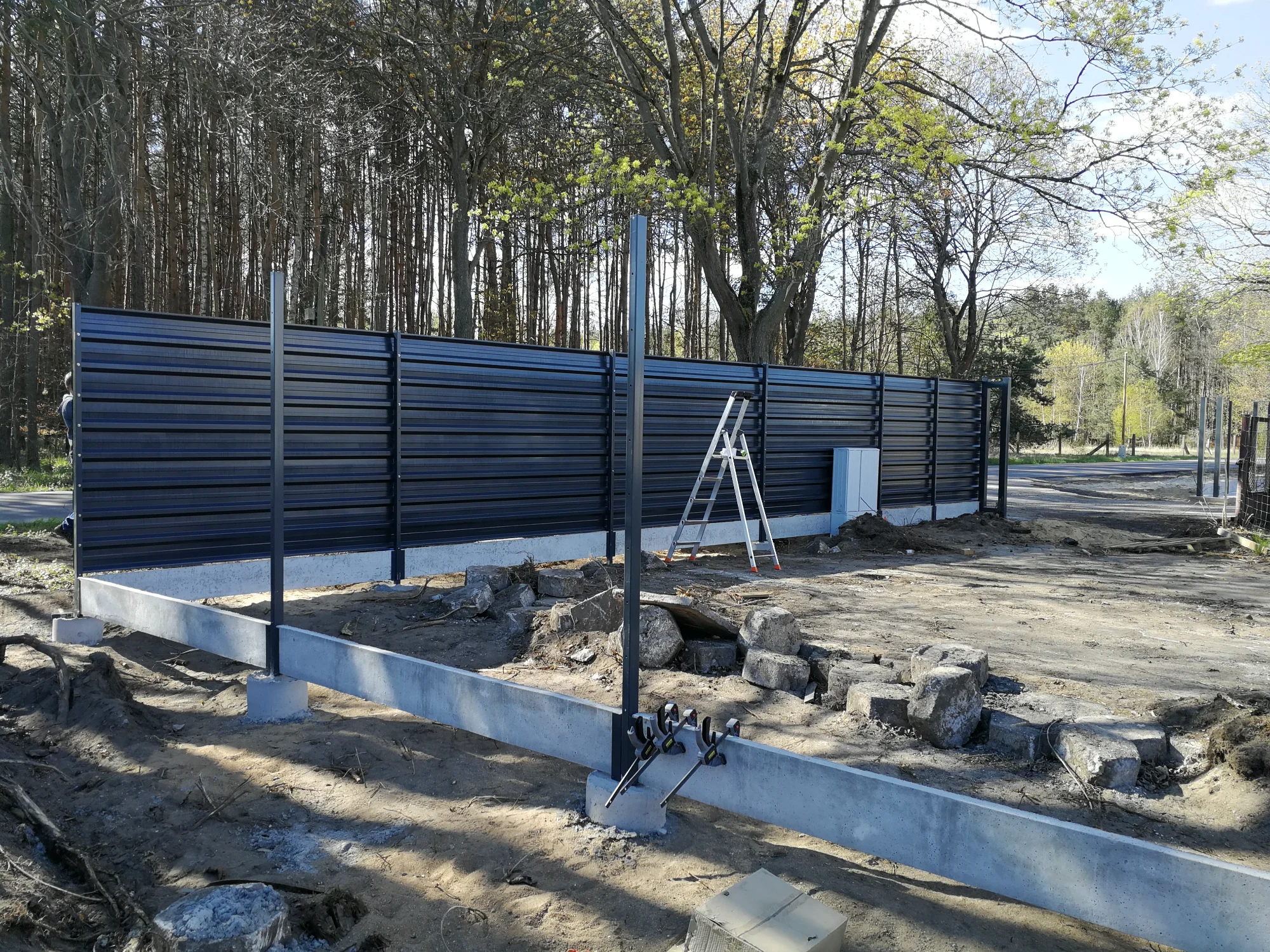 Montaż fundamentów ogrodzenia - Gorzów Wlkp