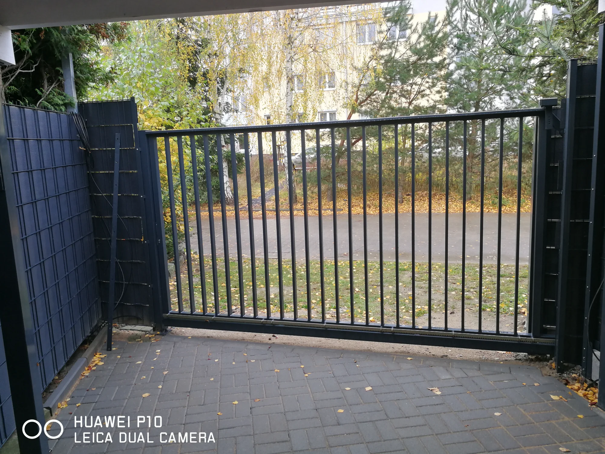 Brama metalowa czarna - Gorzów Wielkopolski